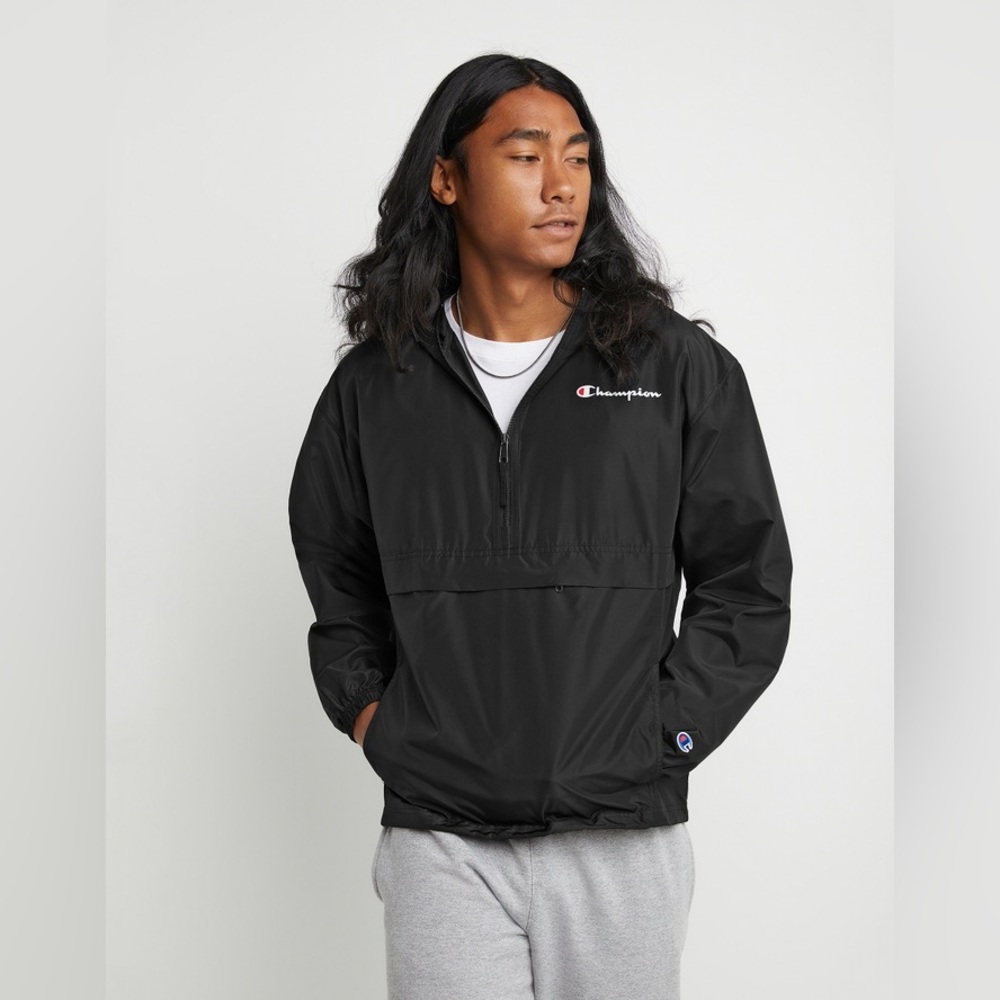 Champion Stadium Packable Jacket, Script Logo - image 4